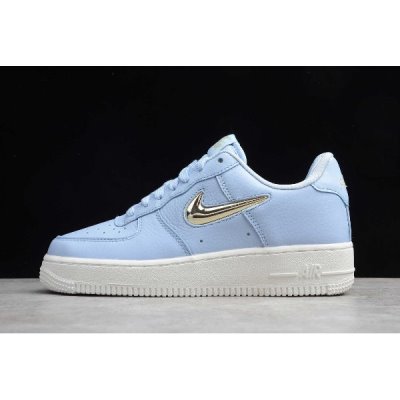 Nike Air Force 1 Low Full Grain Leather Mavi Kaykay Ayakkabı Türkiye - DAT986EV